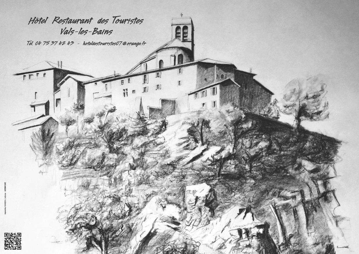 Hotel Restaurant Les Touristes Vals-les-Bains Exterior foto