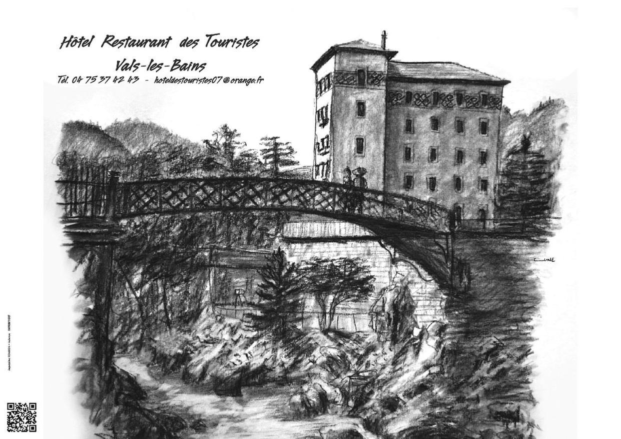 Hotel Restaurant Les Touristes Vals-les-Bains Exterior foto