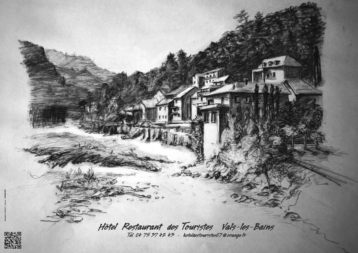 Hotel Restaurant Les Touristes Vals-les-Bains Exterior foto